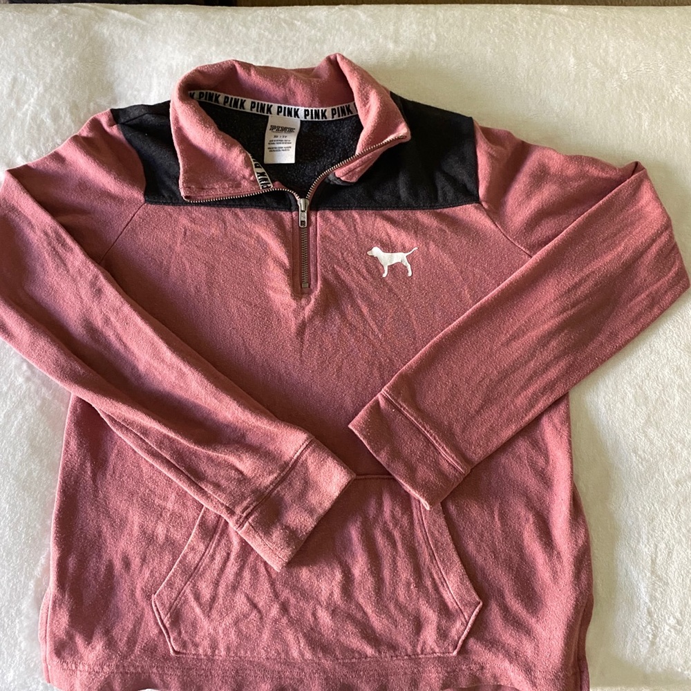 PINK Half Zip Fleece